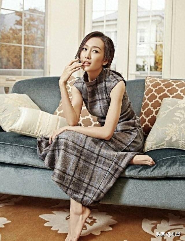 气质美女，王鸥，拍摄《男人装》