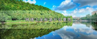 ​网络坐标是什么意思 用地理位置表示坐标