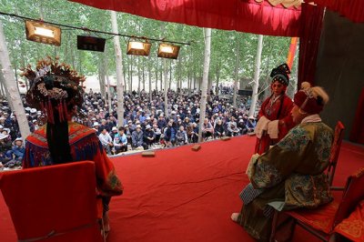 「凝聚瞬间」枣梆戏——作者:李继保