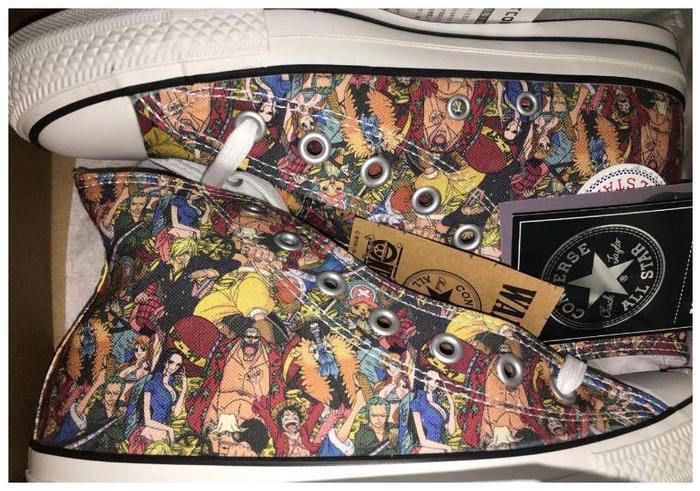 匡威的海贼王系列!要赶在欧阳娜娜上脚前买下!网友:下个月吃土